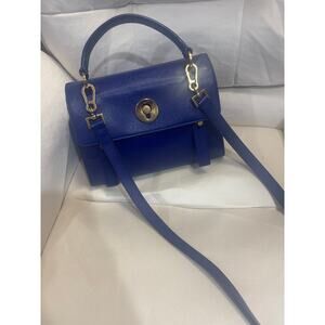 Saint Laurent Muse Two way bag in blue with COA.